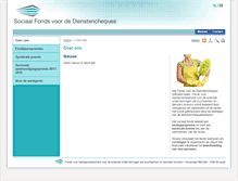 Tablet Screenshot of fondsdienstencheques.be